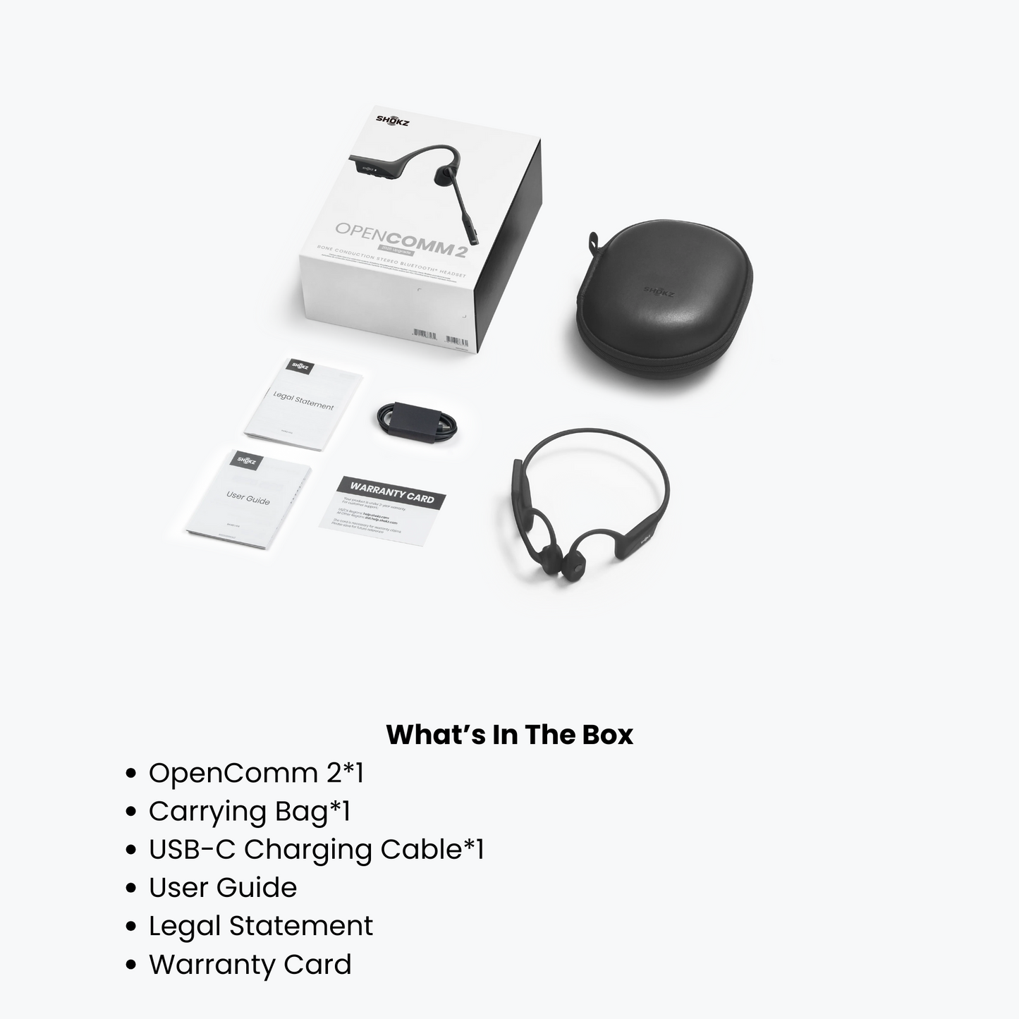 Shokz OpenComm 2 (New 2025 Version)