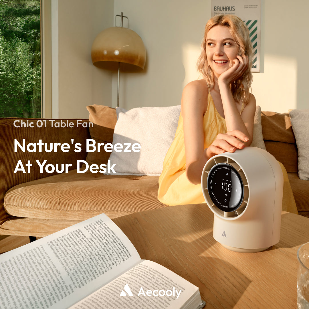 Aecooly Chic 01 - Oscillation High Speed Desk Fan