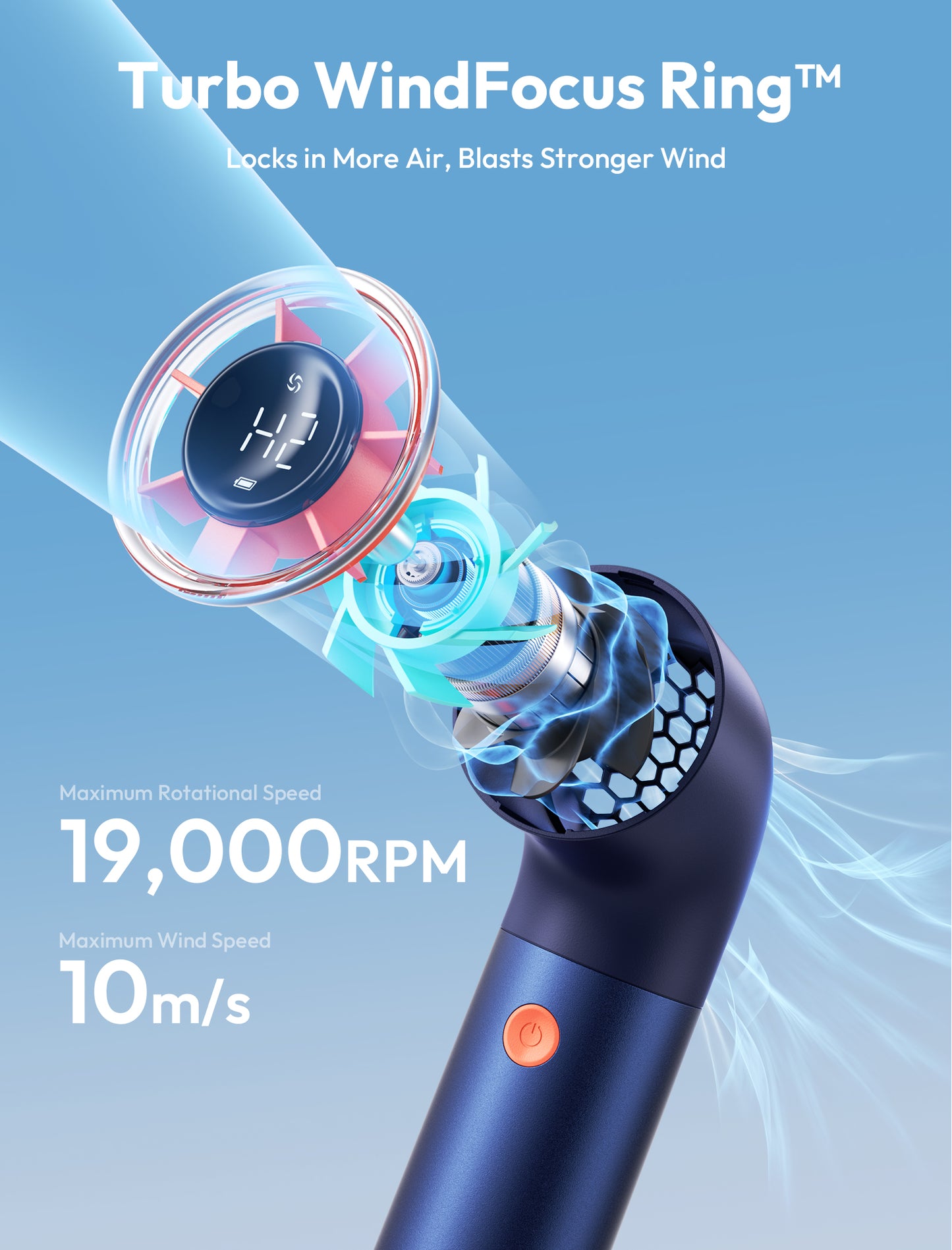 Aecooly Aero Ultra - Portable Handheld Powerful Turbo Mini Fan