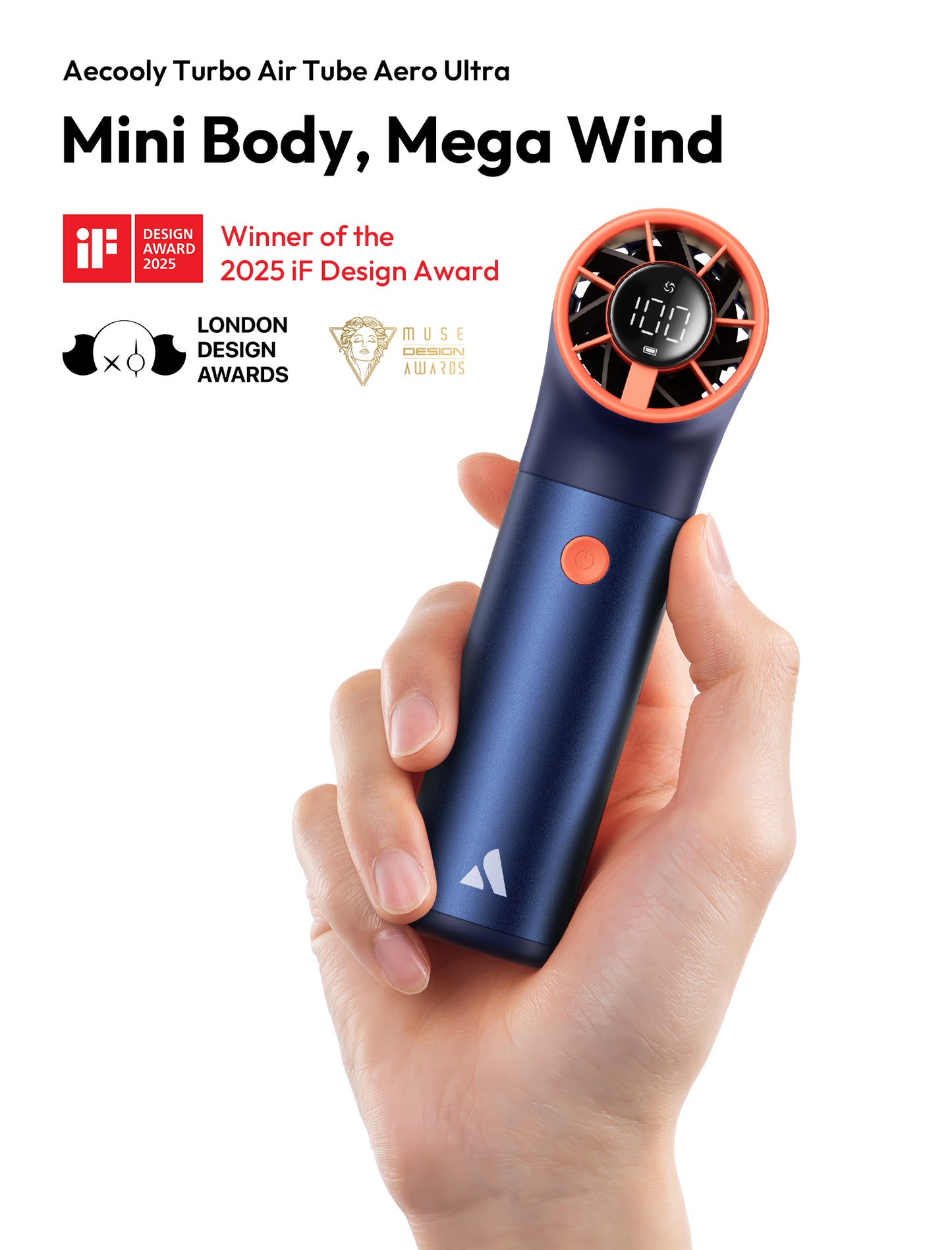 Aecooly Aero Ultra - Portable Handheld Powerful Turbo Mini Fan