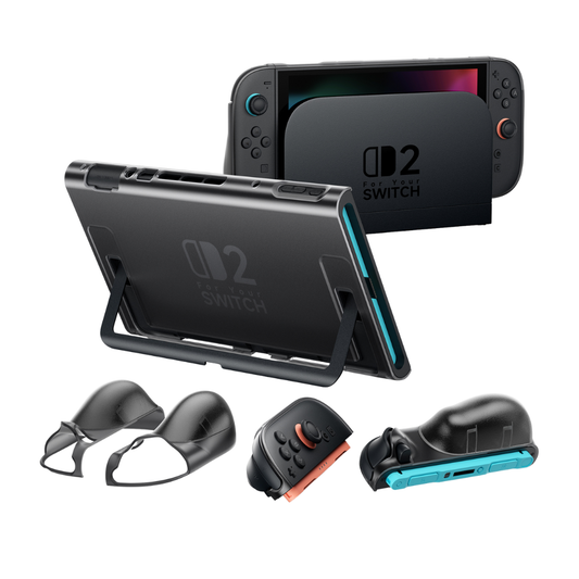 JSAUX Split Transparent Ergonomic Protective Case for Switch 2