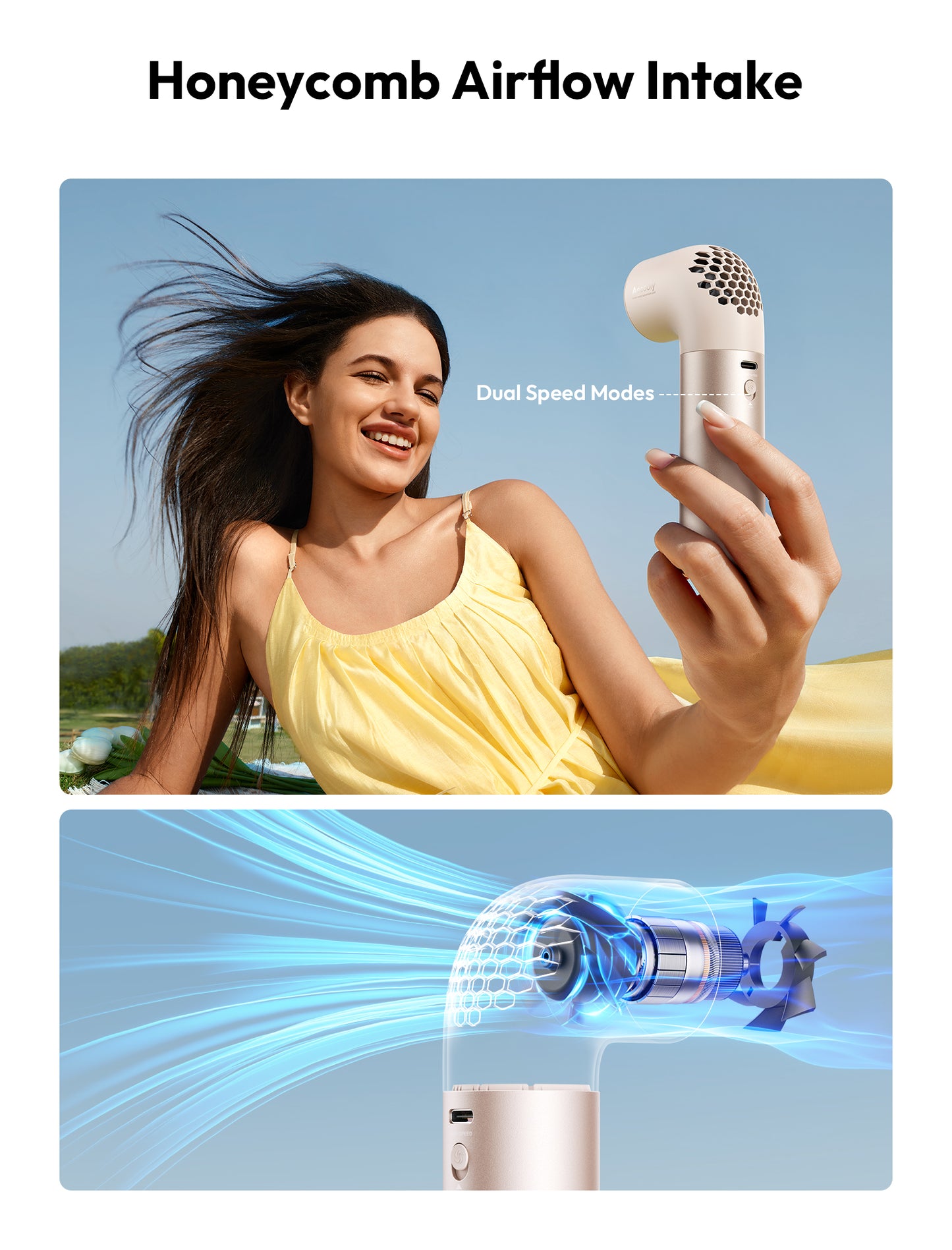 Aecooly Aero Pro - Portable Handheld High Speed Fan
