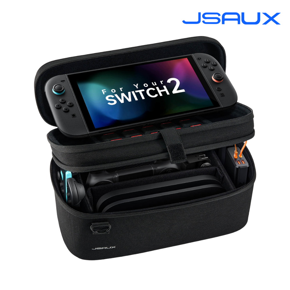 JSAUX All-in-One Travel Storage Carrying Case for Switch 2