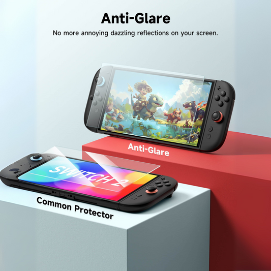 JSAUX Anti-Glare Screen Protector for Switch 2 (2 PACK)