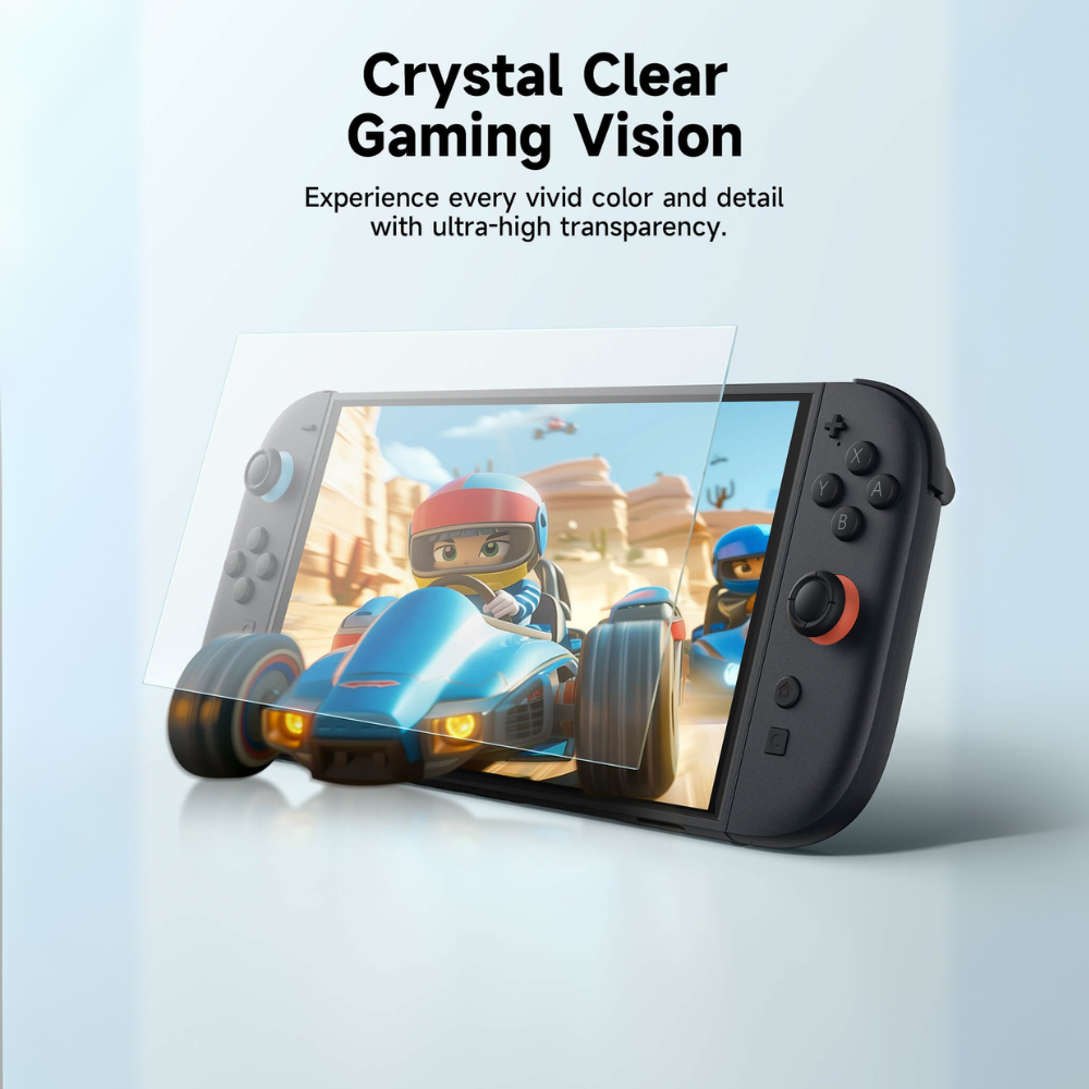 JSAUX Anti-Glare Screen Protector for Switch 2 (2 PACK)