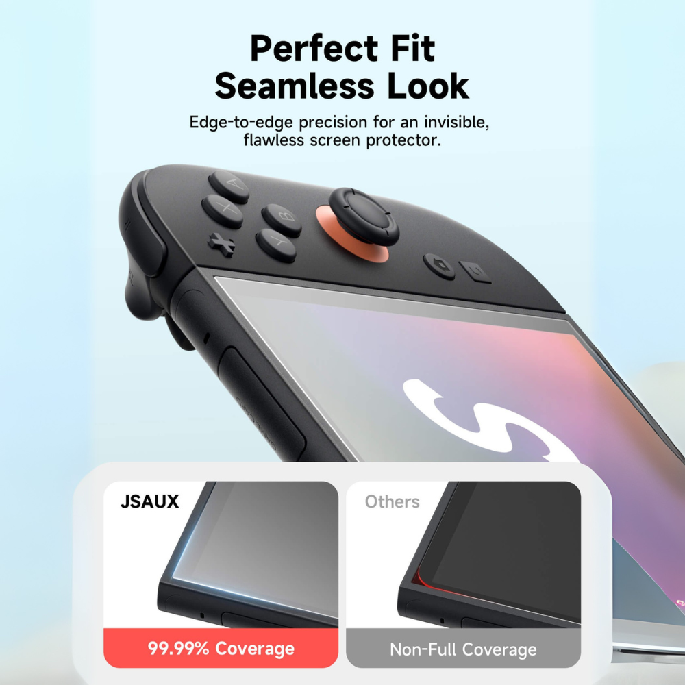 JSAUX Anti-Glare Screen Protector for Switch 2 (2 PACK)