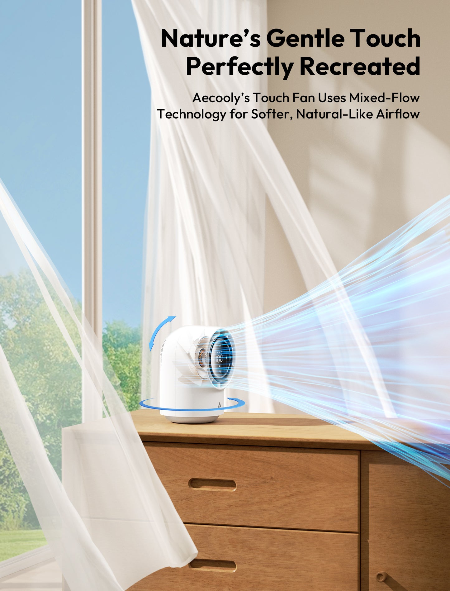Aecooly Chic 01 - Oscillation High Speed Desk Fan