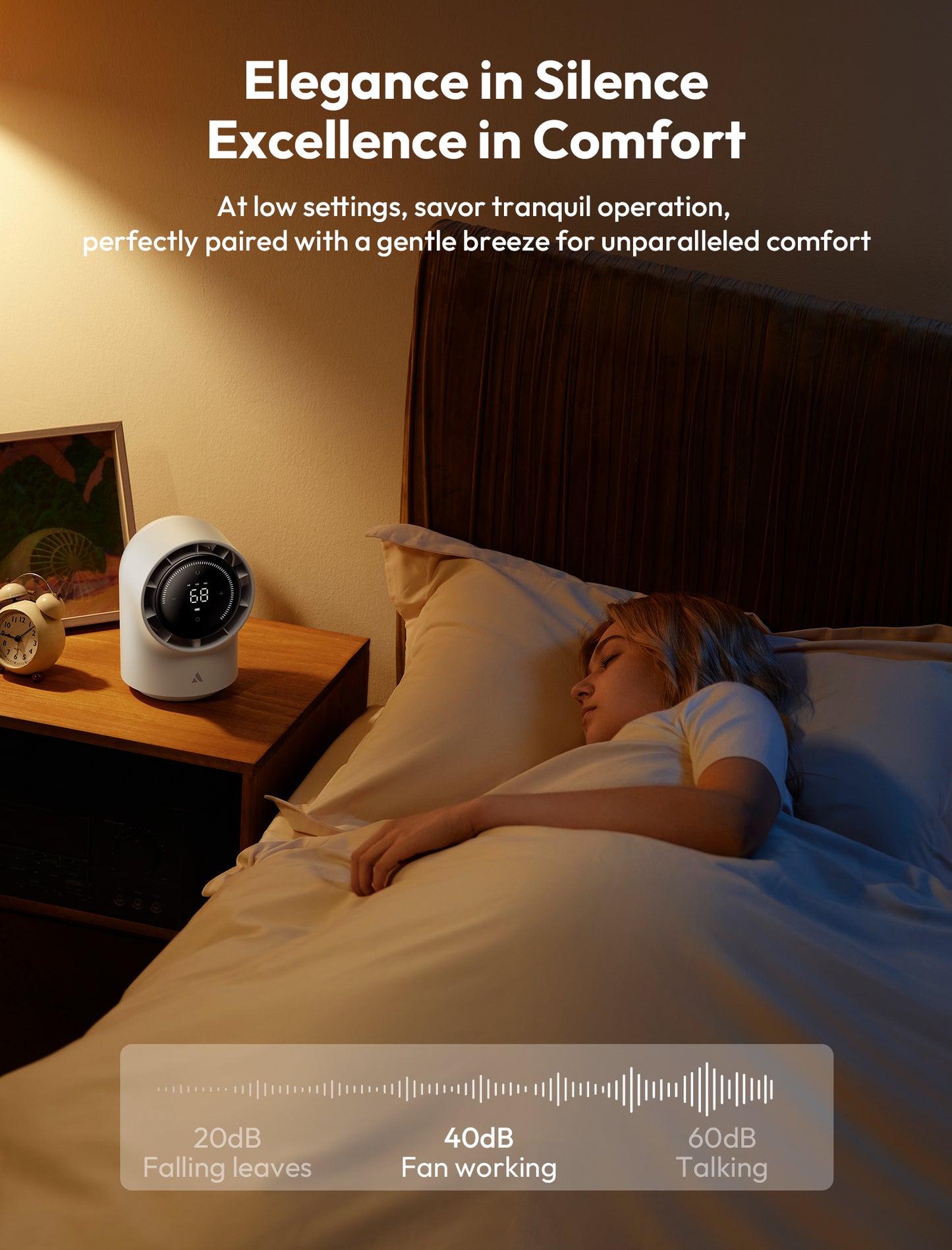 Aecooly Chic 01 - Oscillation High Speed Desk Fan