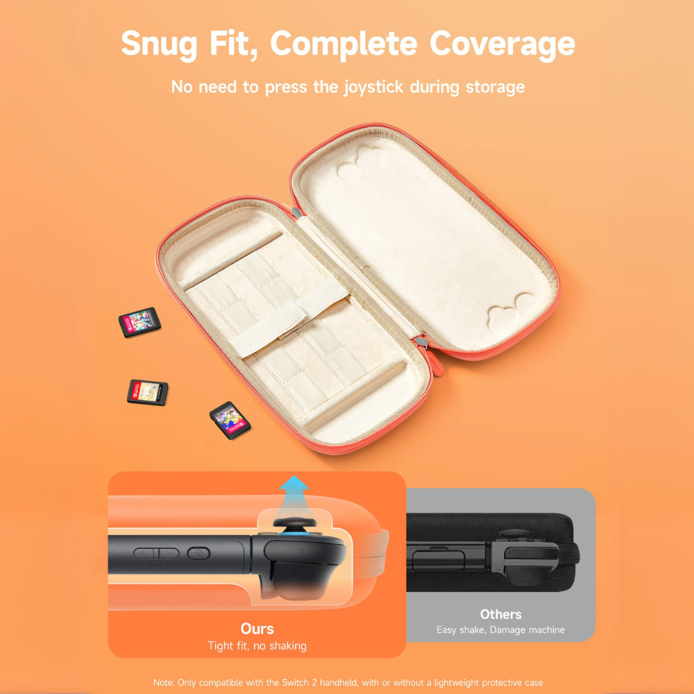 JSAUX Colorful Ultra-thin Carrying Case for Switch 2