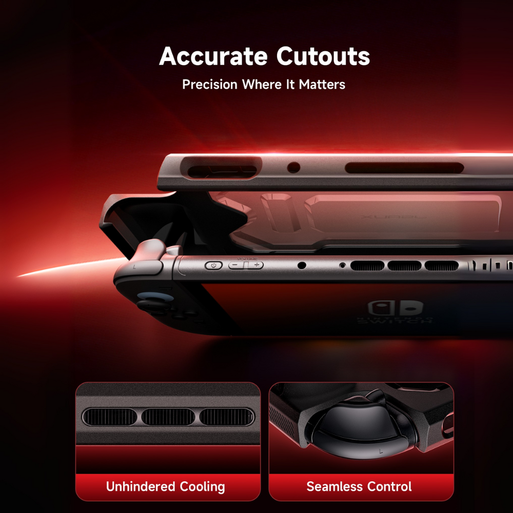 JSAUX Ergonomic Battle Armor Protective Case for Switch 2