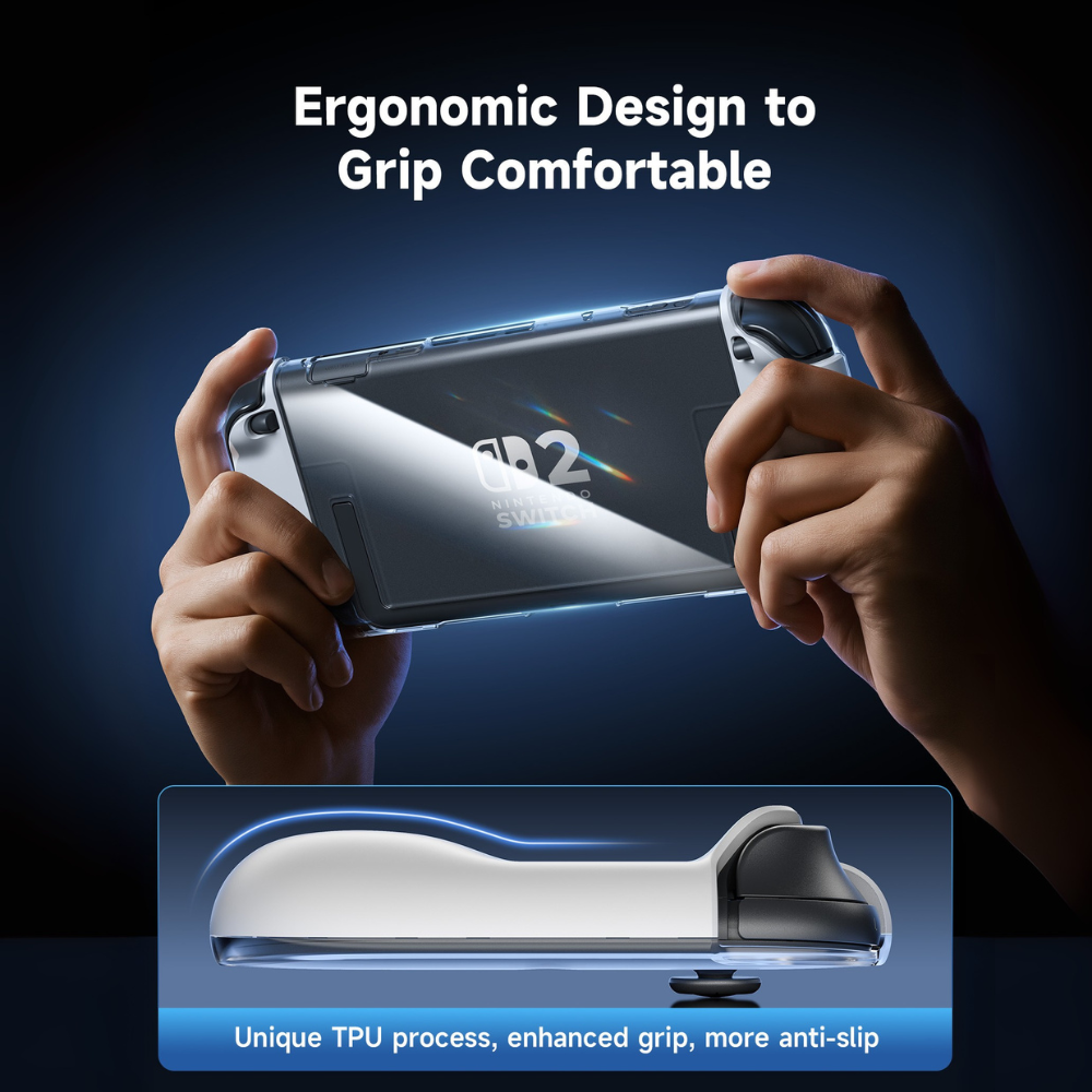 JSAUX Ergonomic Controller Full-Cover Case Set for Switch 2