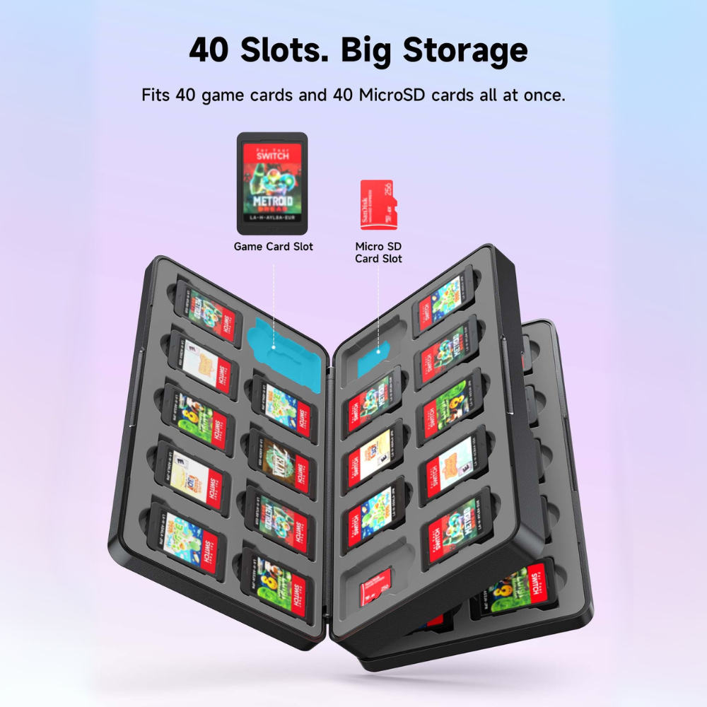 JSAUX Game Card Case 40 for Switch 2