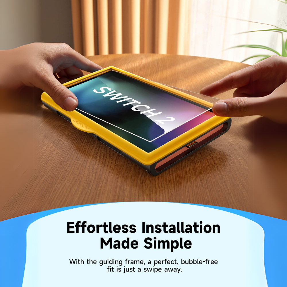 JSAUX HD Tempered Glass Screen Protector for Switch 2 (2 PACK)
