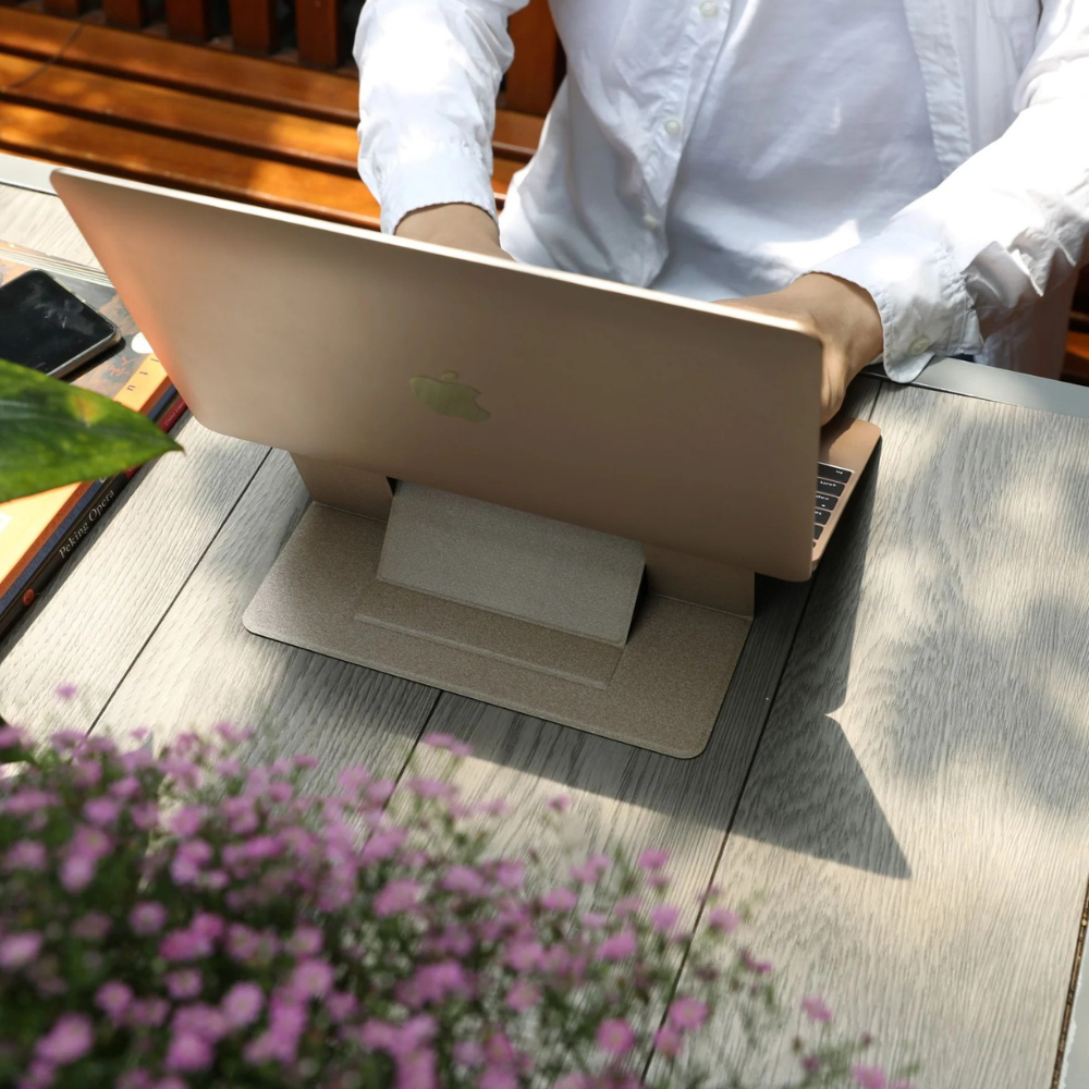 Adhesive Foldable Laptop Stand