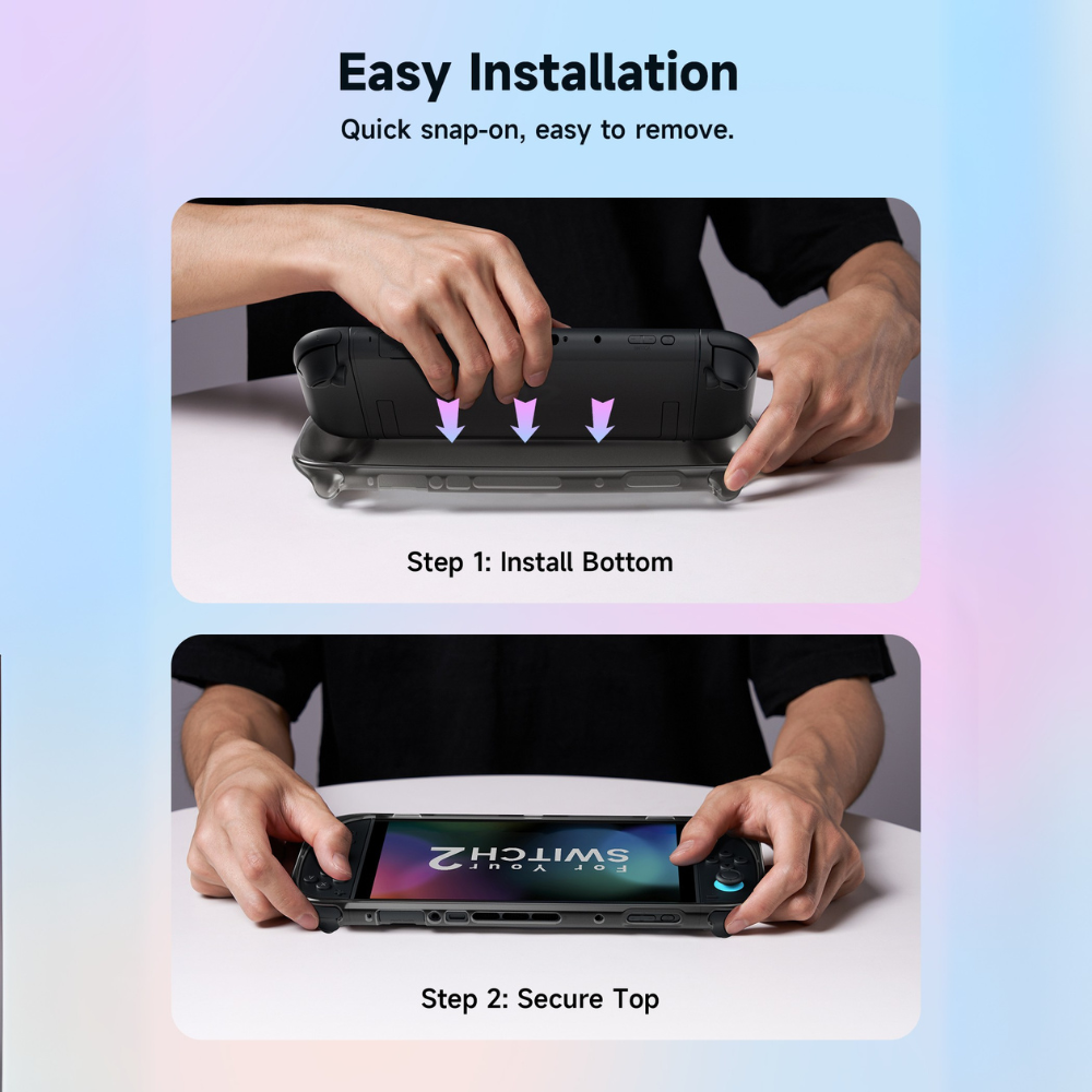 JSAUX Integrated Soft TPU Protective Case for Switch 2