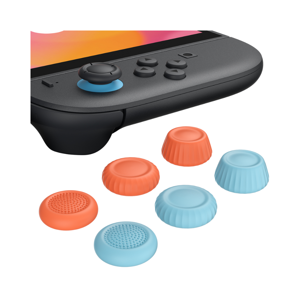 JSAUX Multi-Mode Joystick Cap and Thumb Grip with Lever Guard Set for Switch 2