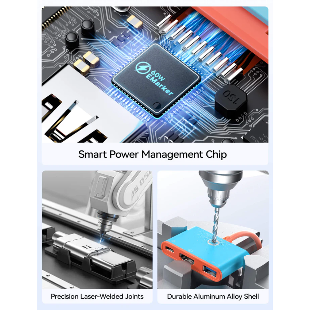 JSAUX Dock Adapter 3 in 1 for Switch 2