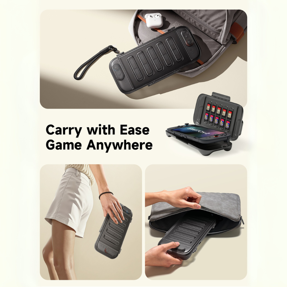 JSAUX Shock-Absorbent Storage Case for Switch 2