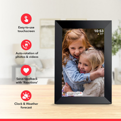 FRAMEO 10.1 inch WIFI digital photo frame