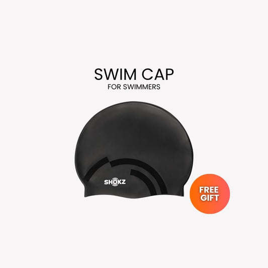 [NOT FOR SALE] SHOKZ Swimming  Cap - Free Gift