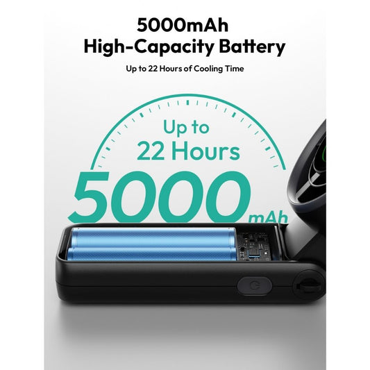 Aecooly Halo 02 - Portable Dual Air Channels Handheld Fan