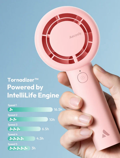 Aecooly Halo 01 - Portable Dual Air Channels Handheld Fan