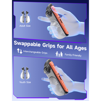 JSAUX Split Transparent Ergonomic Protective Case for Switch 2