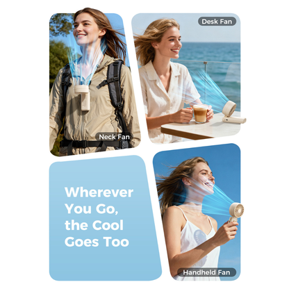 Aecooly Halo 04 Portable Dual Air Channels Handheld Fan