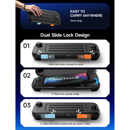 JSAUX RuggShell Ultra Shockproof Case for Switch 2