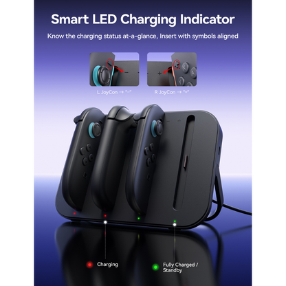 JSAUX Joy-Con 2 Charging Station for Switch 2