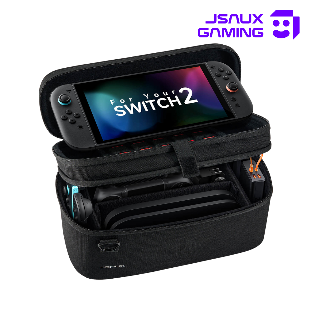 JSAUX All-in-One Travel Storage Carrying Case for Switch 2