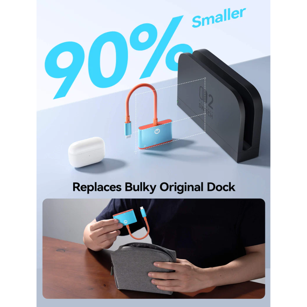 JSAUX Dock Adapter 3 in 1 for Switch 2 – NOVE Malaysia