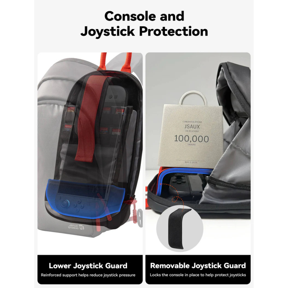 JSAUX Crossbody Sling Bag for Handheld Consoles
