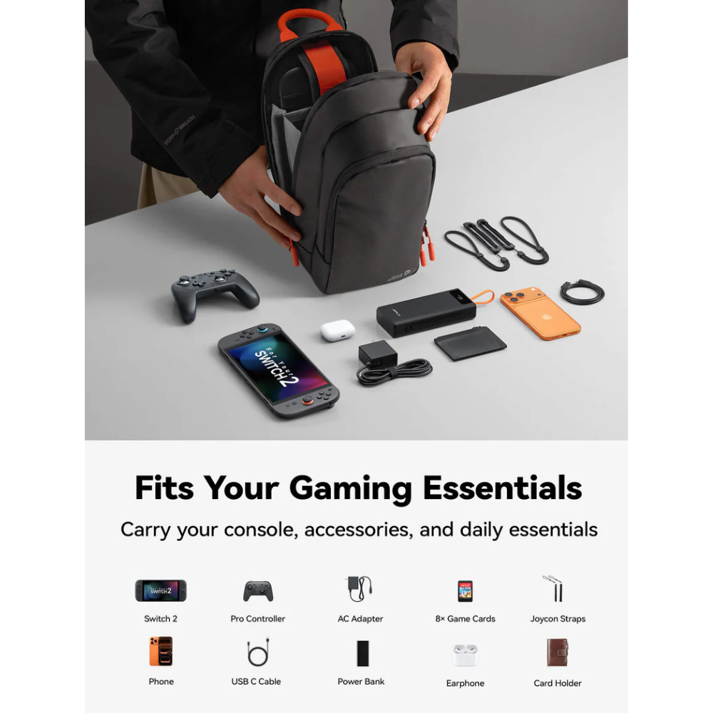 JSAUX Crossbody Sling Bag for Handheld Consoles