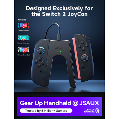 JSAUX JoyVerse Joy-con 2 charging Grip for Switch 2