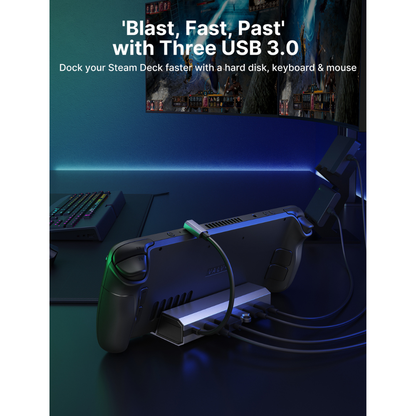 Jsaux 6 IN 1 Docking Station-Grey