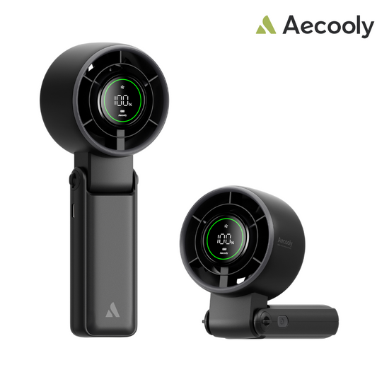Aecooly Halo 02 - Portable Dual Air Channels Handheld Fan