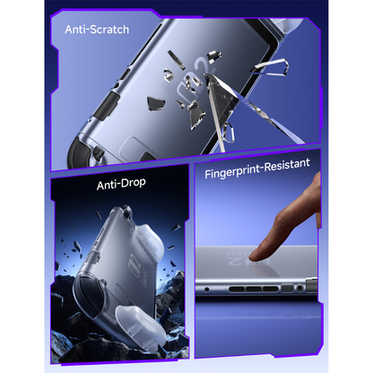 JSAUX Split Transparent Ergonomic Protective Case for Switch 2
