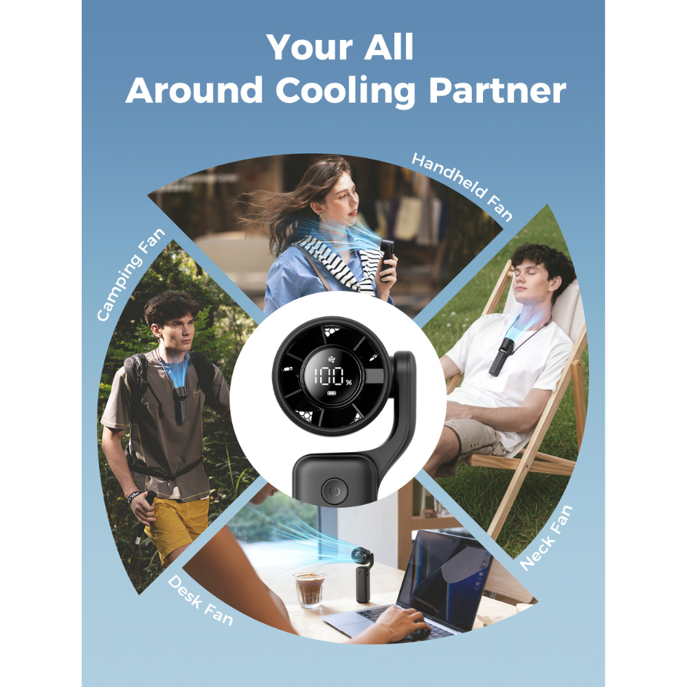 Aecooly 3 in 1 Portable Fan AirGimbal (3500mAh)