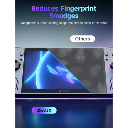 Jsaux Anti-Glare Screen protector for ROG ALLY&ROG ALLY X with guiding frame-2 packs (Matte)