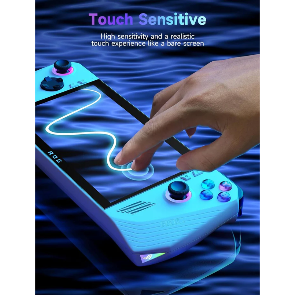 Jsaux Anti-Glare Screen protector for ROG ALLY&ROG ALLY X with guiding frame-2 packs (Matte)