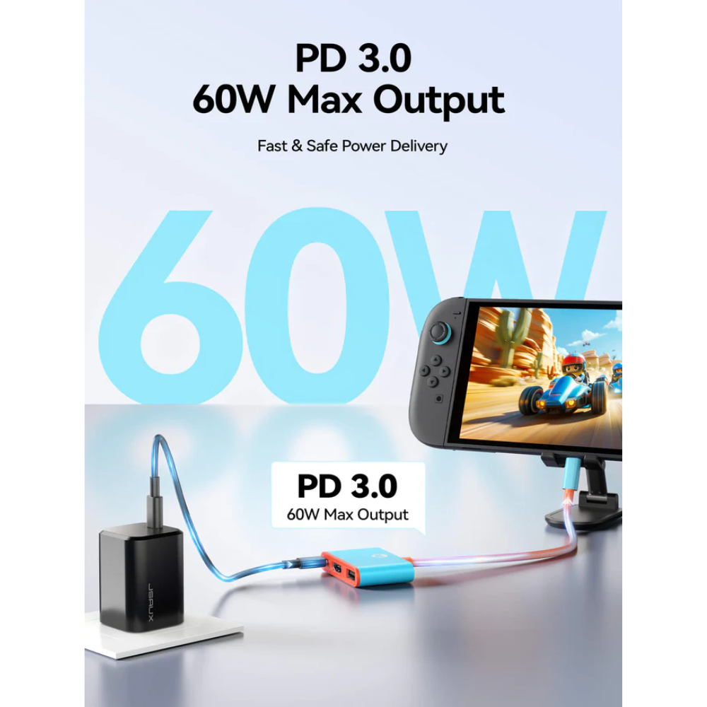 JSAUX Dock Adapter 3 in 1 for Switch 2