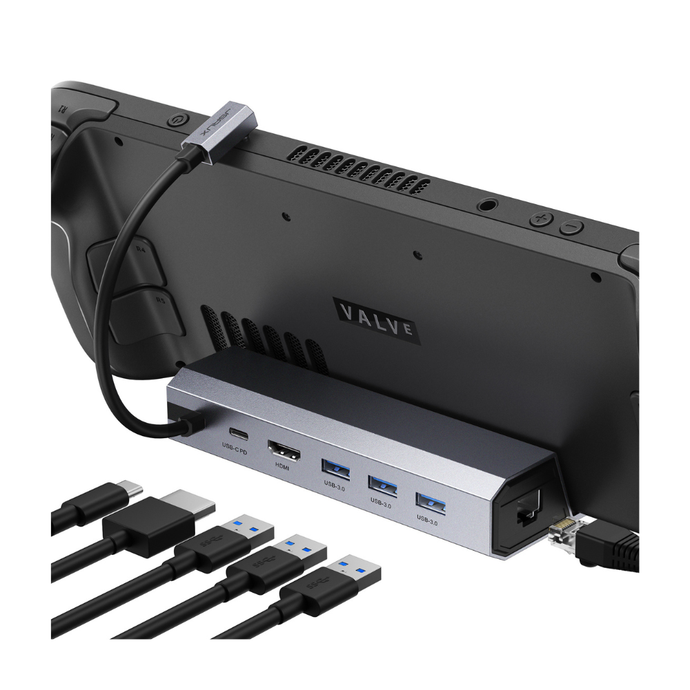 Jsaux 6 IN 1 Docking Station-Grey