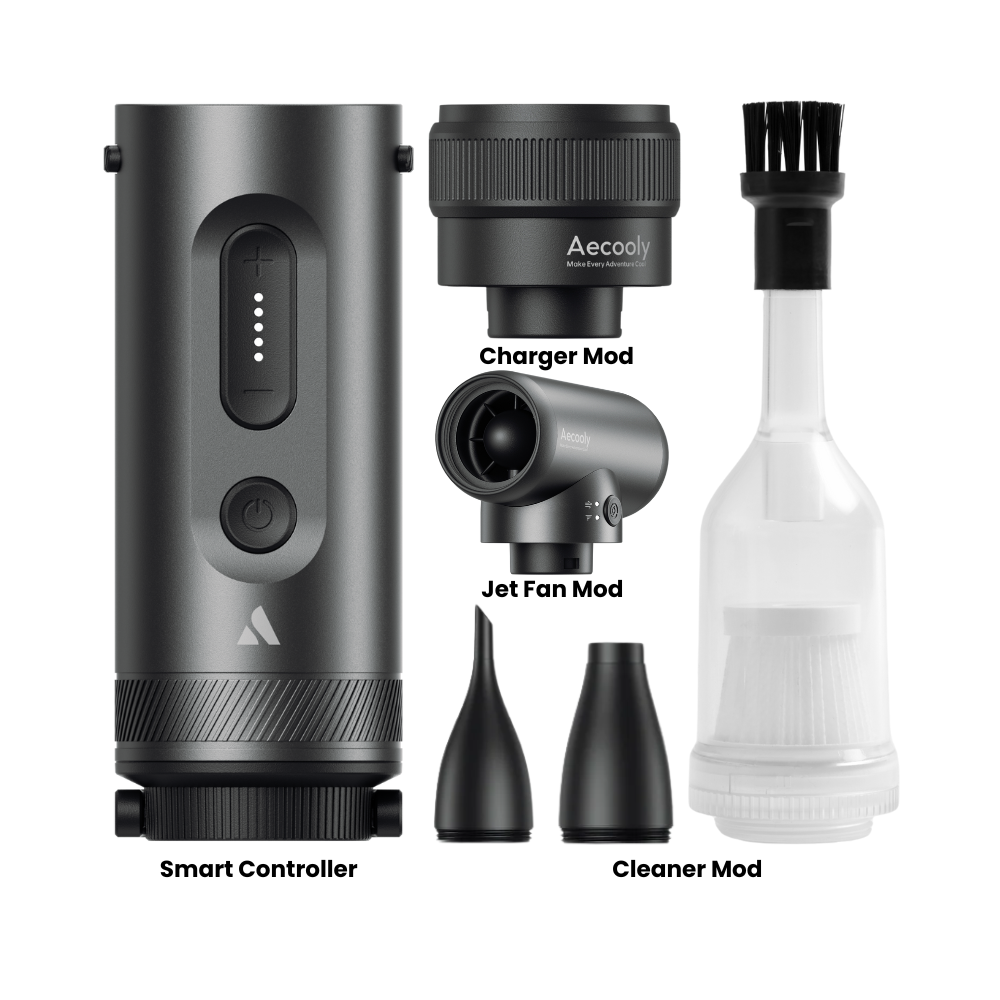 Aecooly Jet Fan Pack - Travel Camper Kit