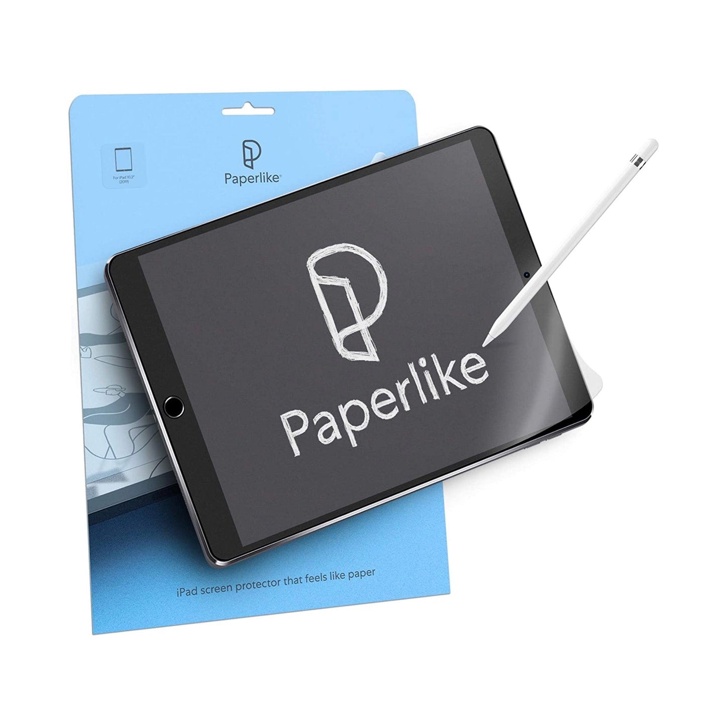 Paperlike (2 Pieces) for iPad 10.2" (2021, 2020 & 2019) - Transparent Screen Protector for Notetaking and Drawing Like on Paper