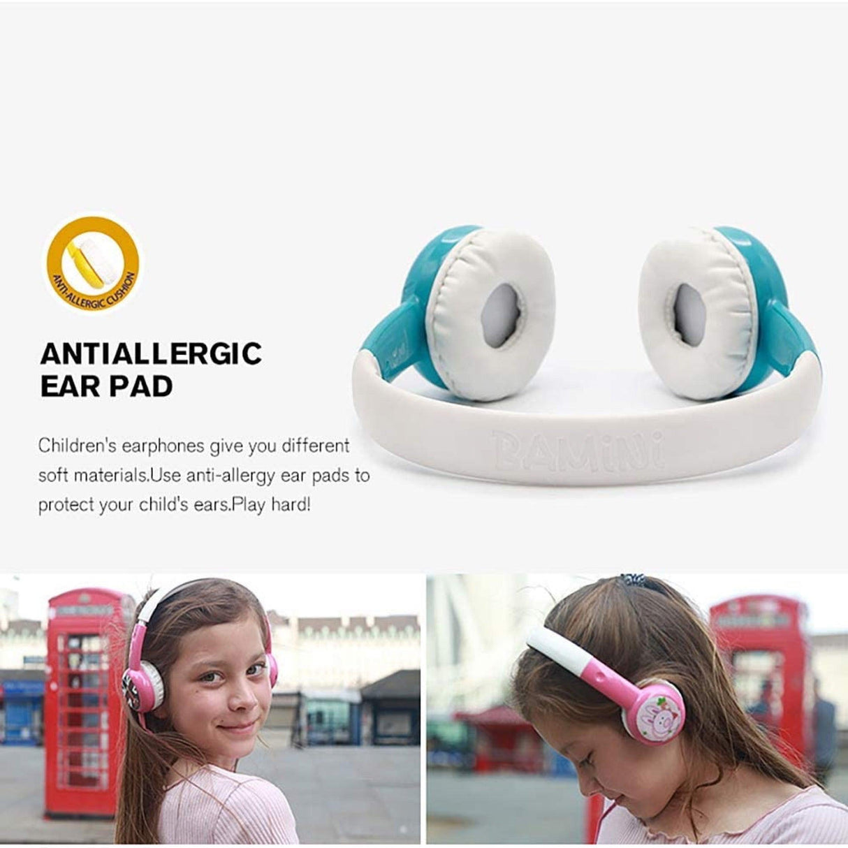 Bamini Healthy Foldable Wired Headphone
