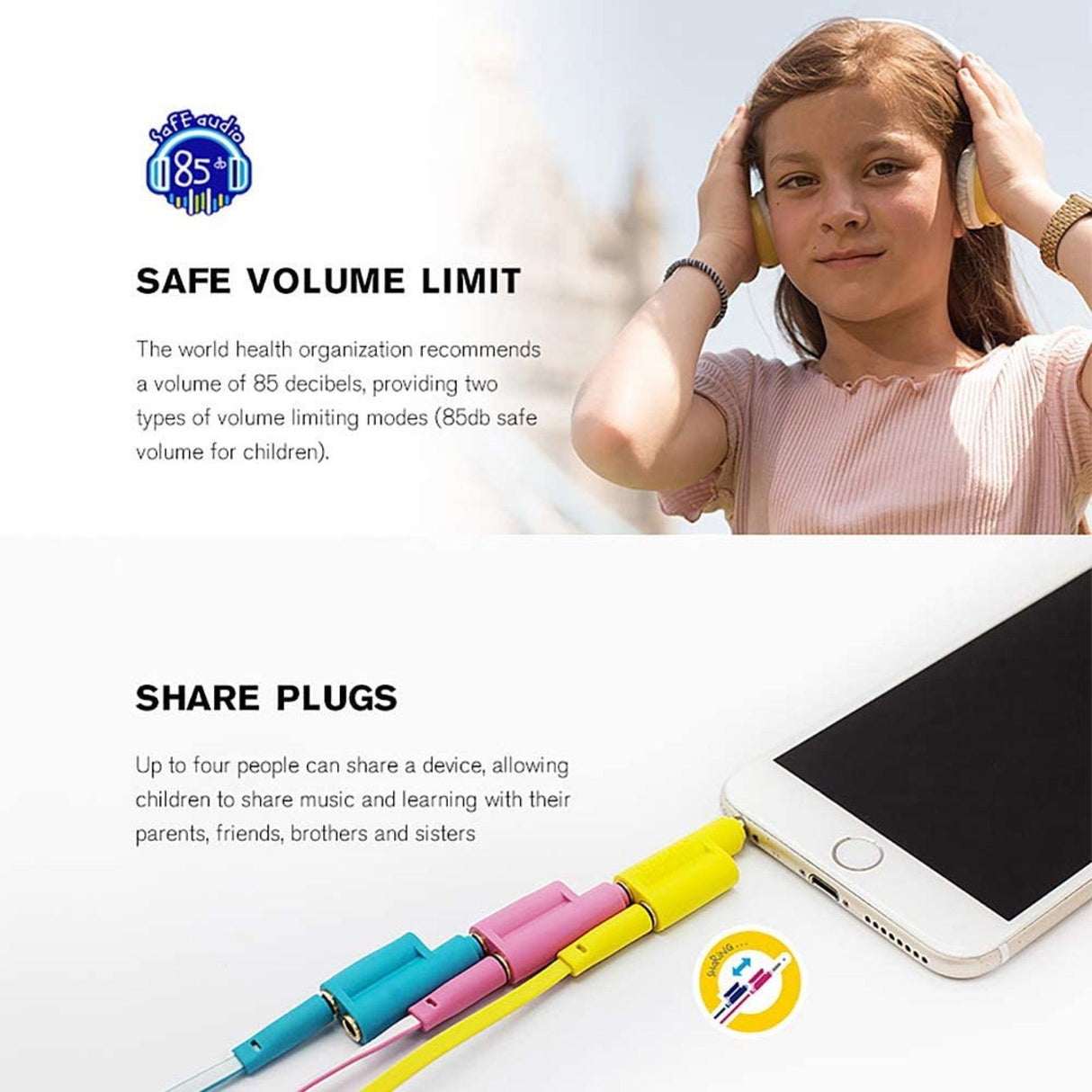 Bamini Healthy Foldable Wired Headphone
